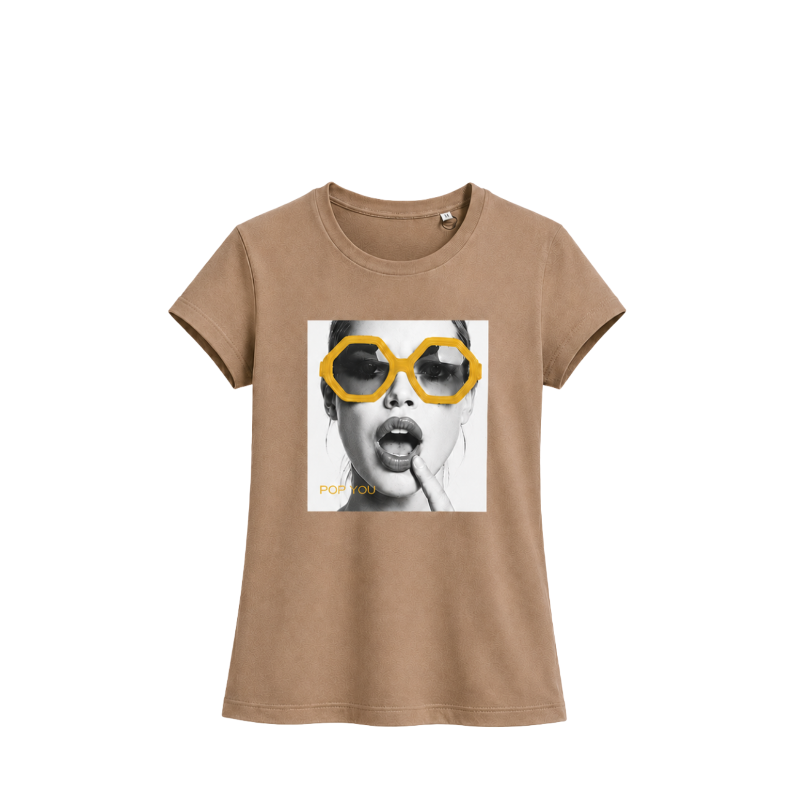 Glasses Sand Gold T-Shirt (front)