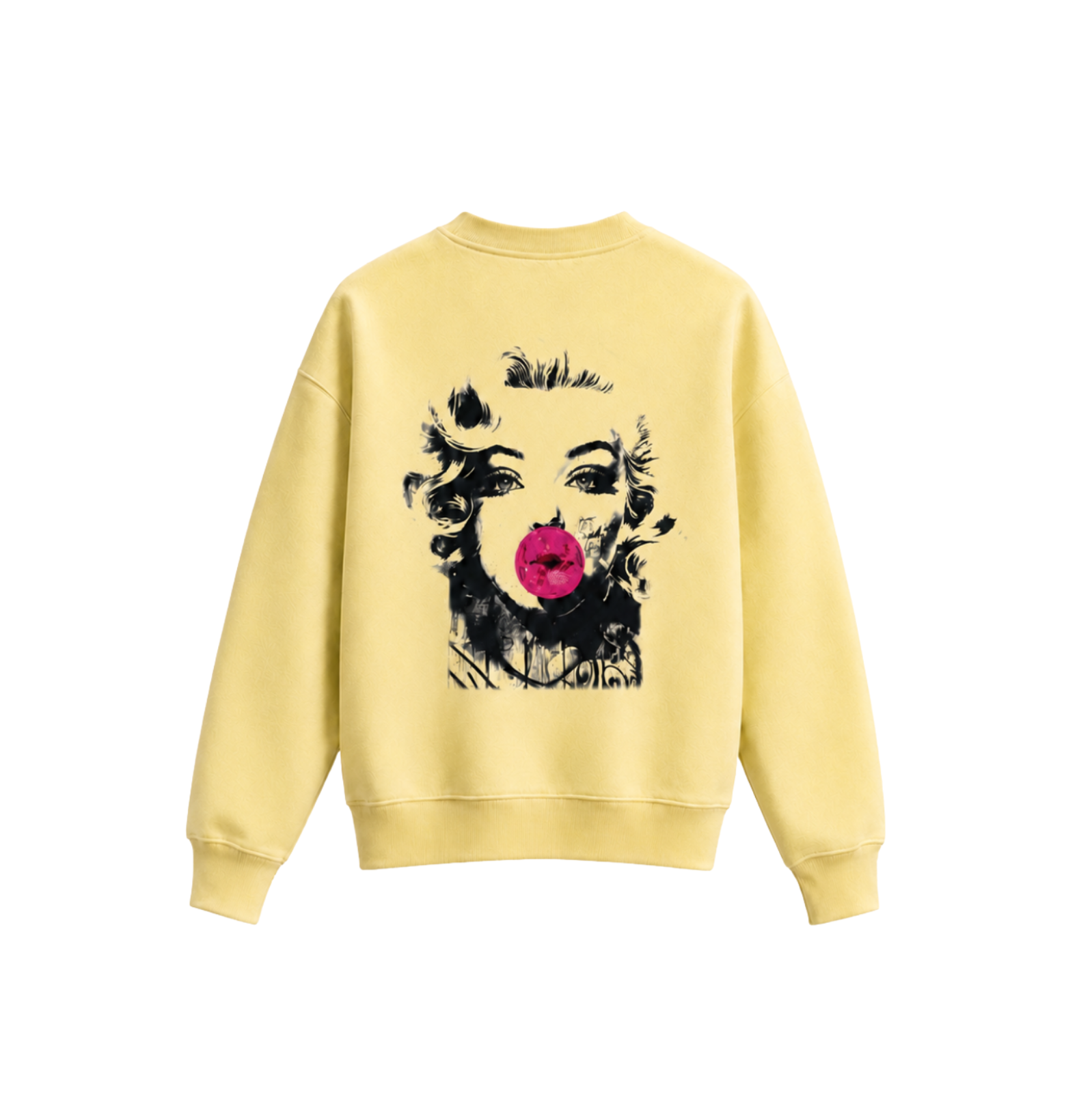 Marylin Yellow Sweatshirt (back)