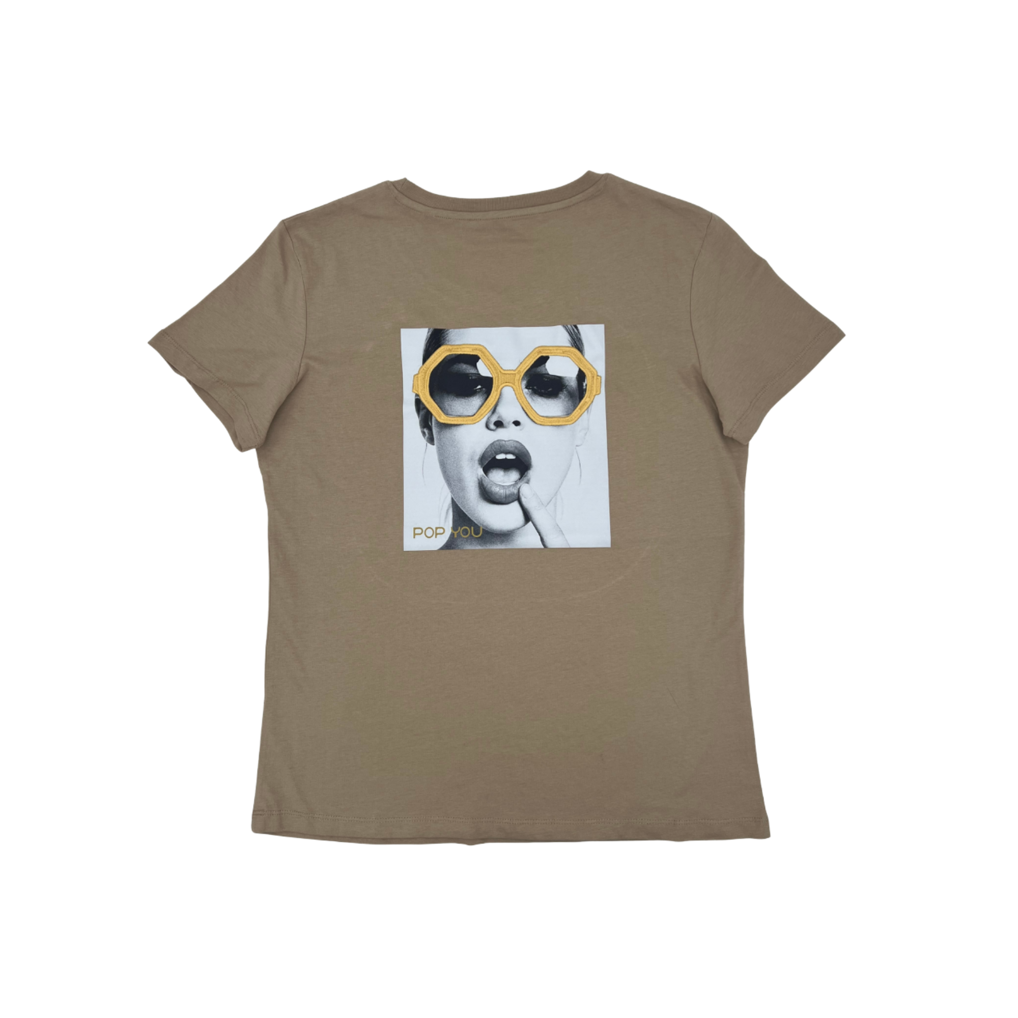 Glasses Sand Gold T-Shirt (back)
