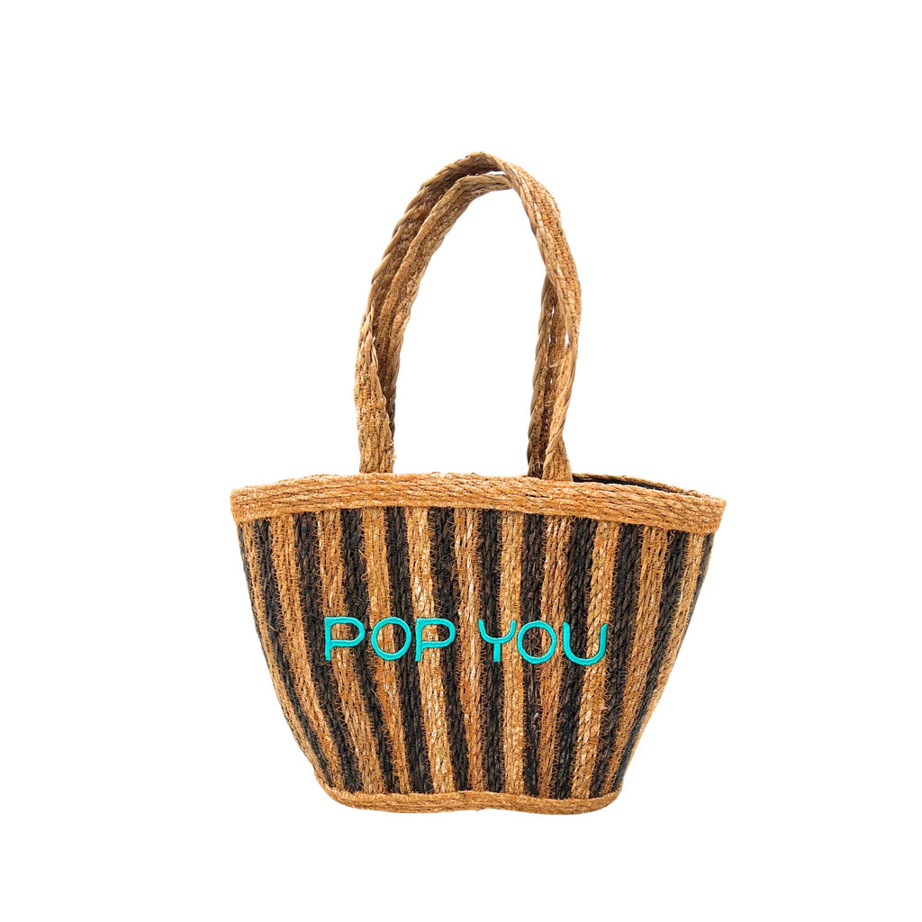 Striped Boho Bag Mint