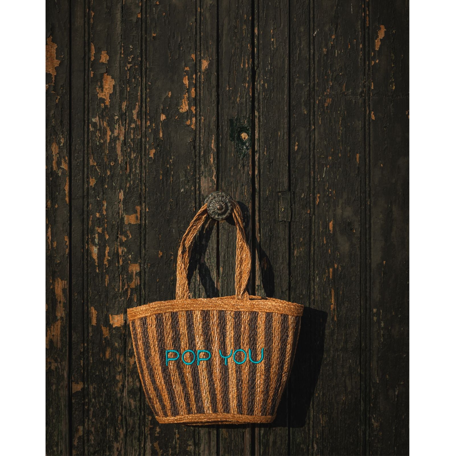 Striped Boho Bag Mint