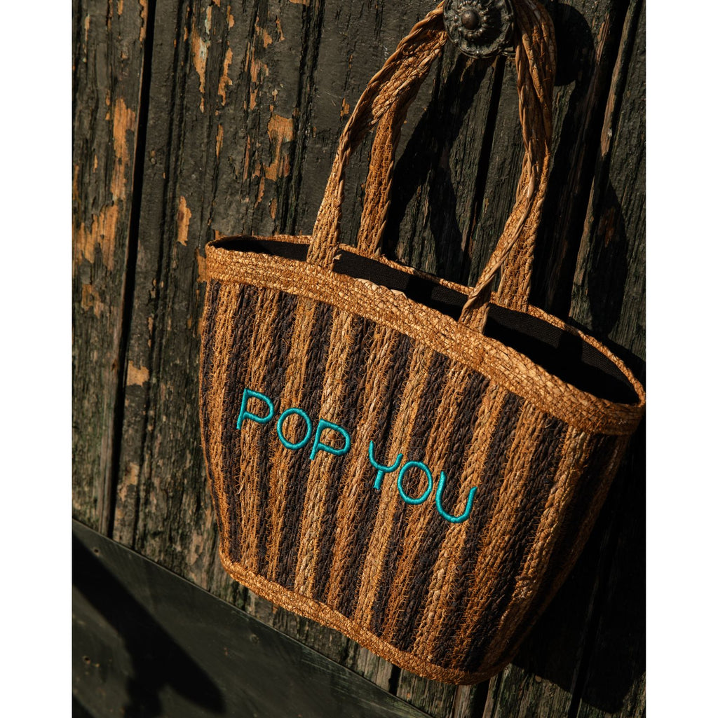 Striped Boho Bag Mint