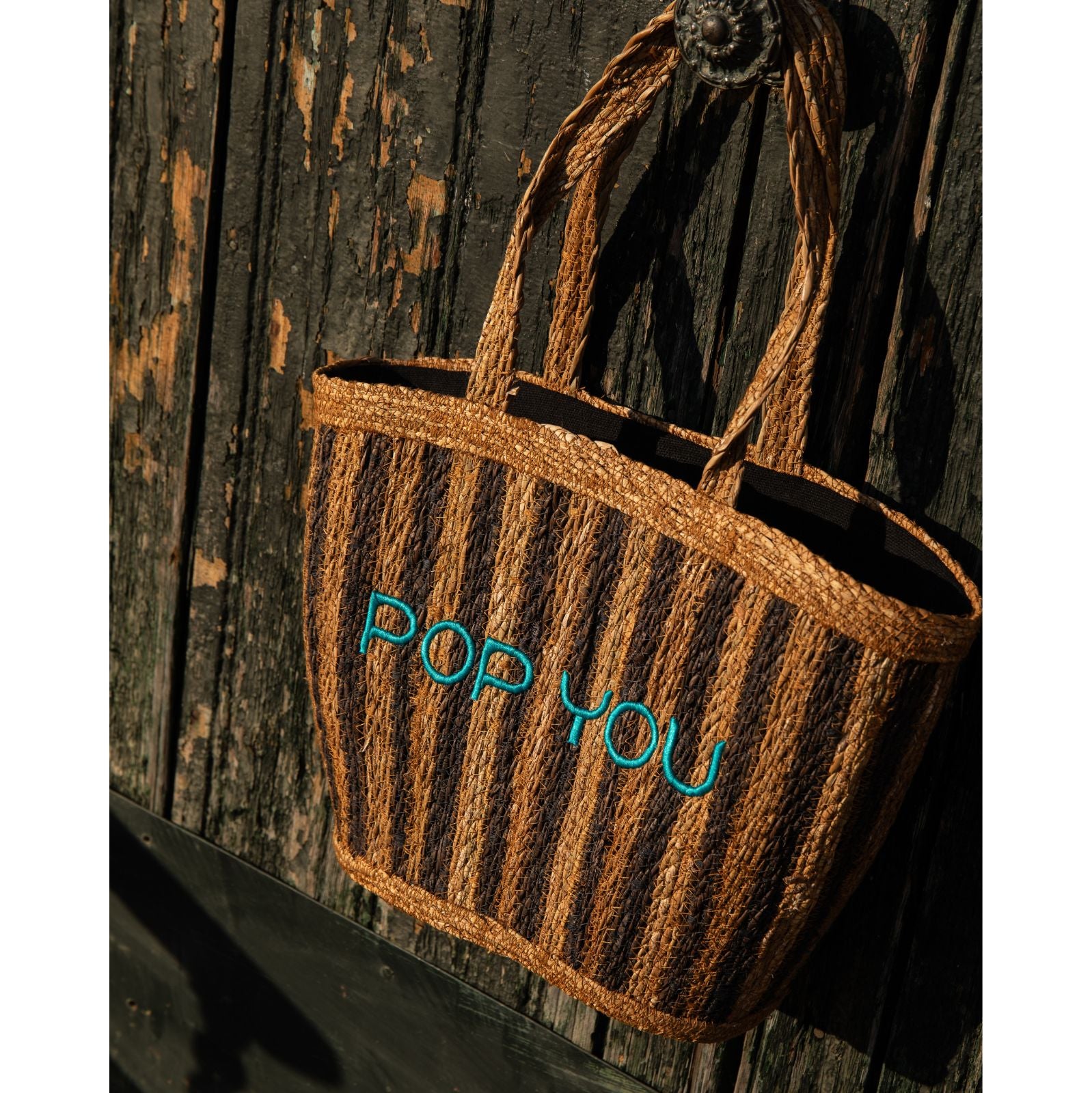 Striped Boho Bag Mint