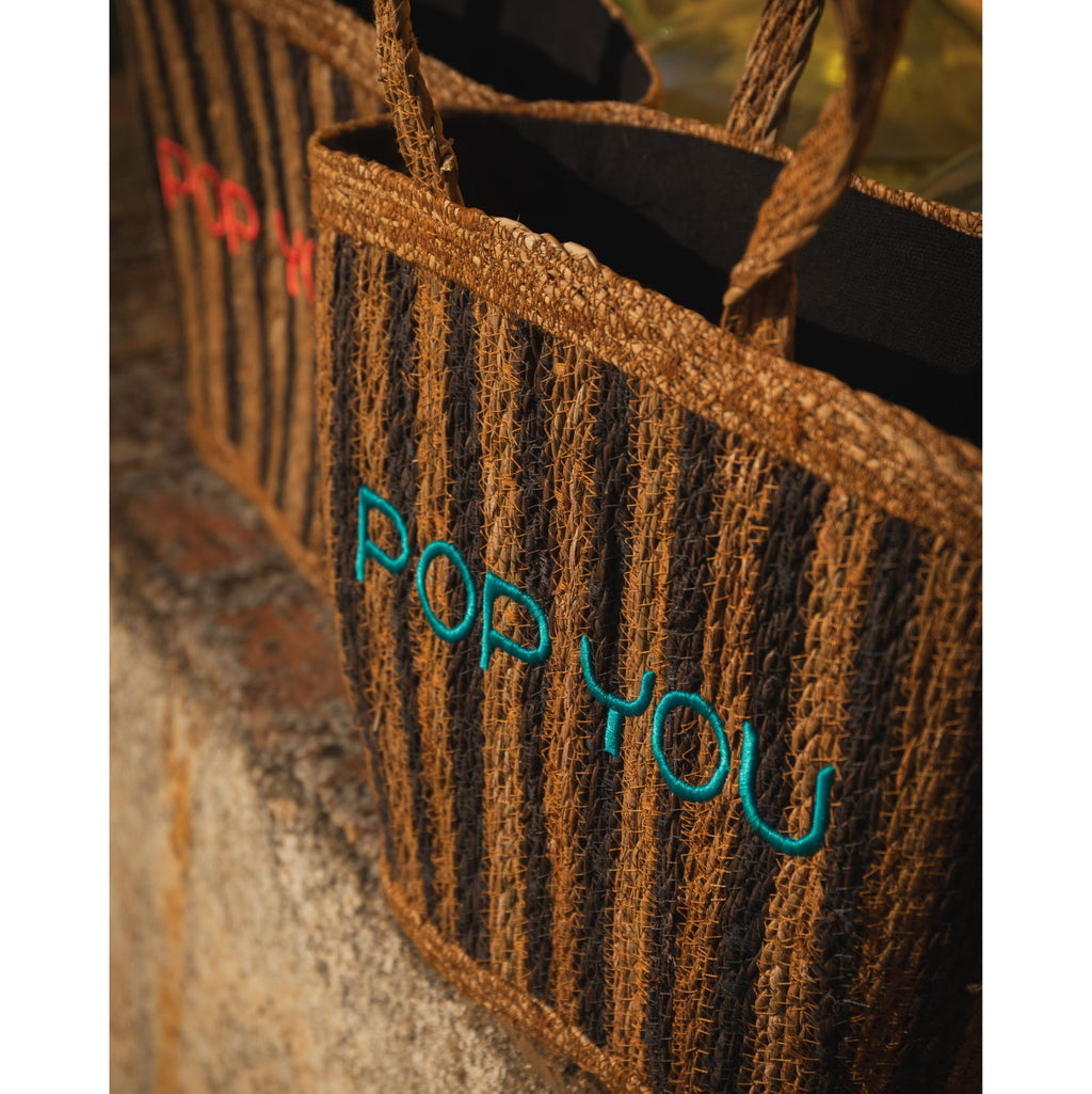Striped Boho Bag Mint