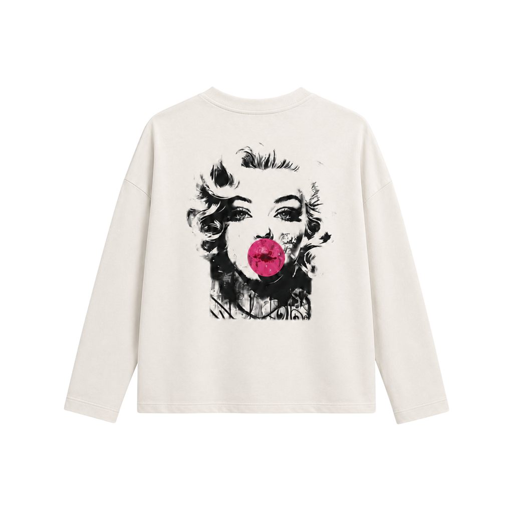 Marylin White Sweatshirt (back)