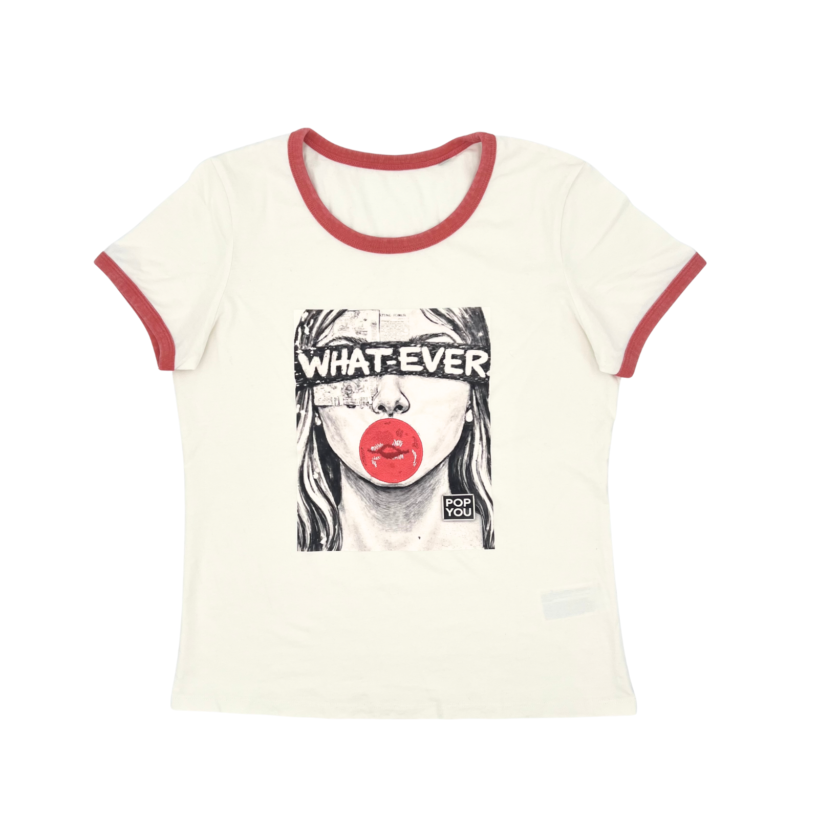 What-Ever Red Ivory T-Shirt (front)