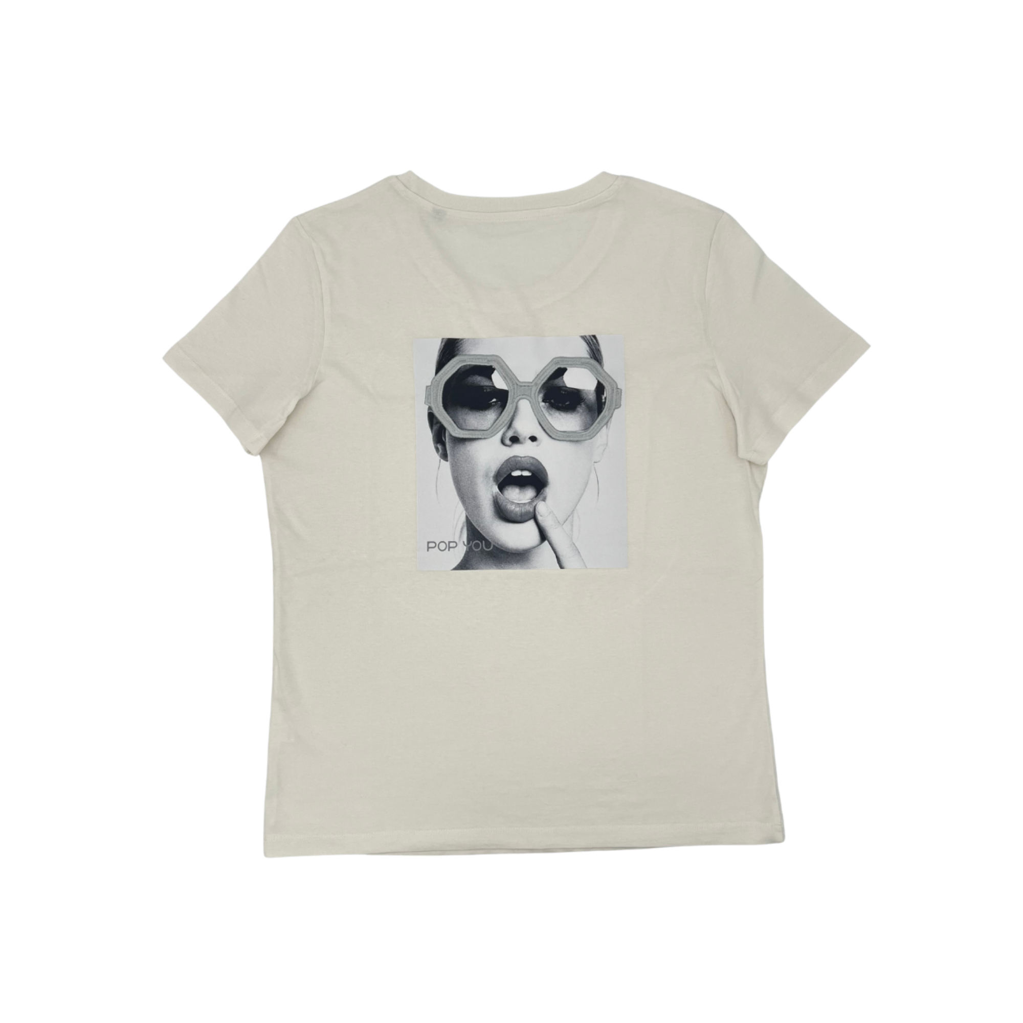 Glasses Ivory Silver T-Shirt (back)
