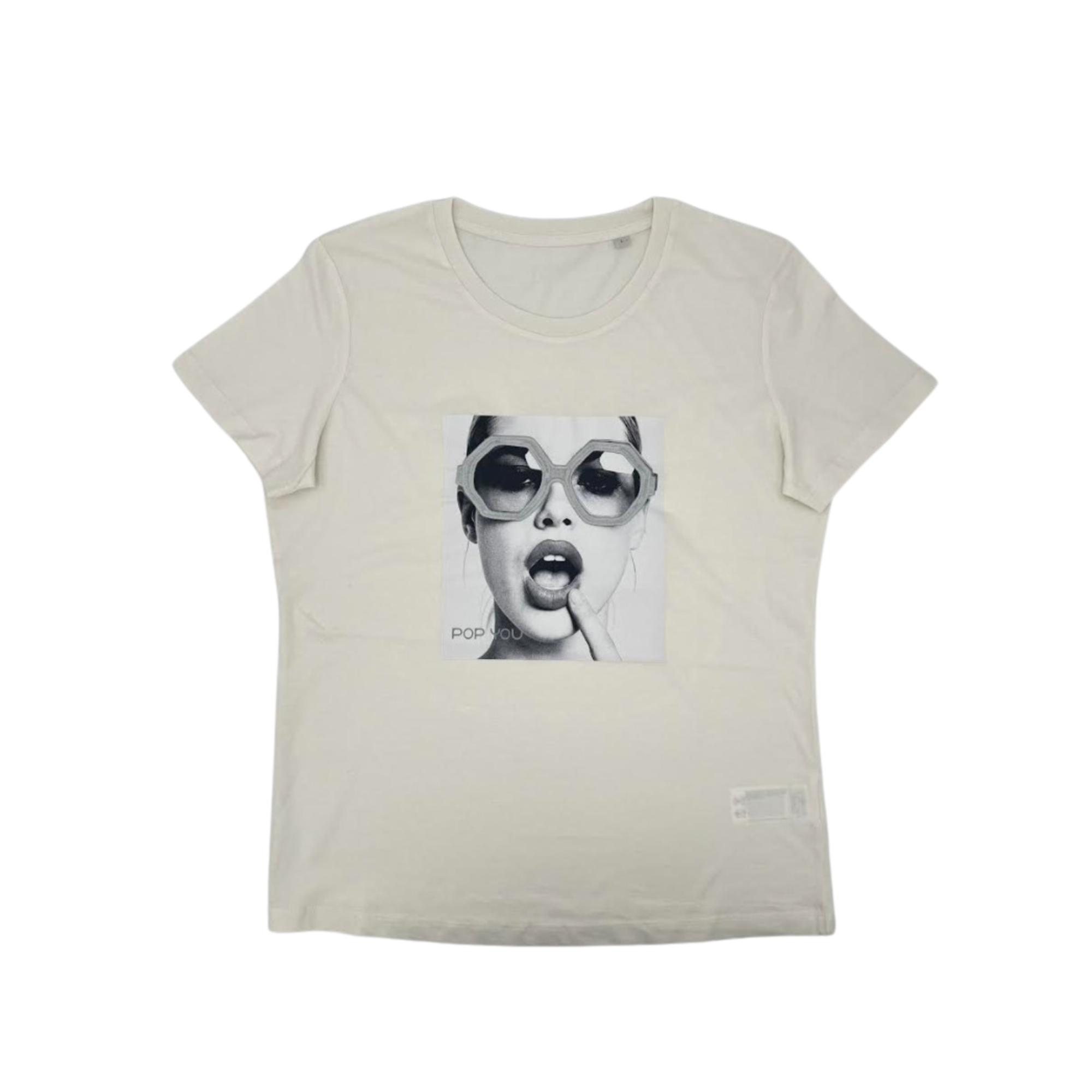 Glasses Ivory Silver T-Shirt (front)