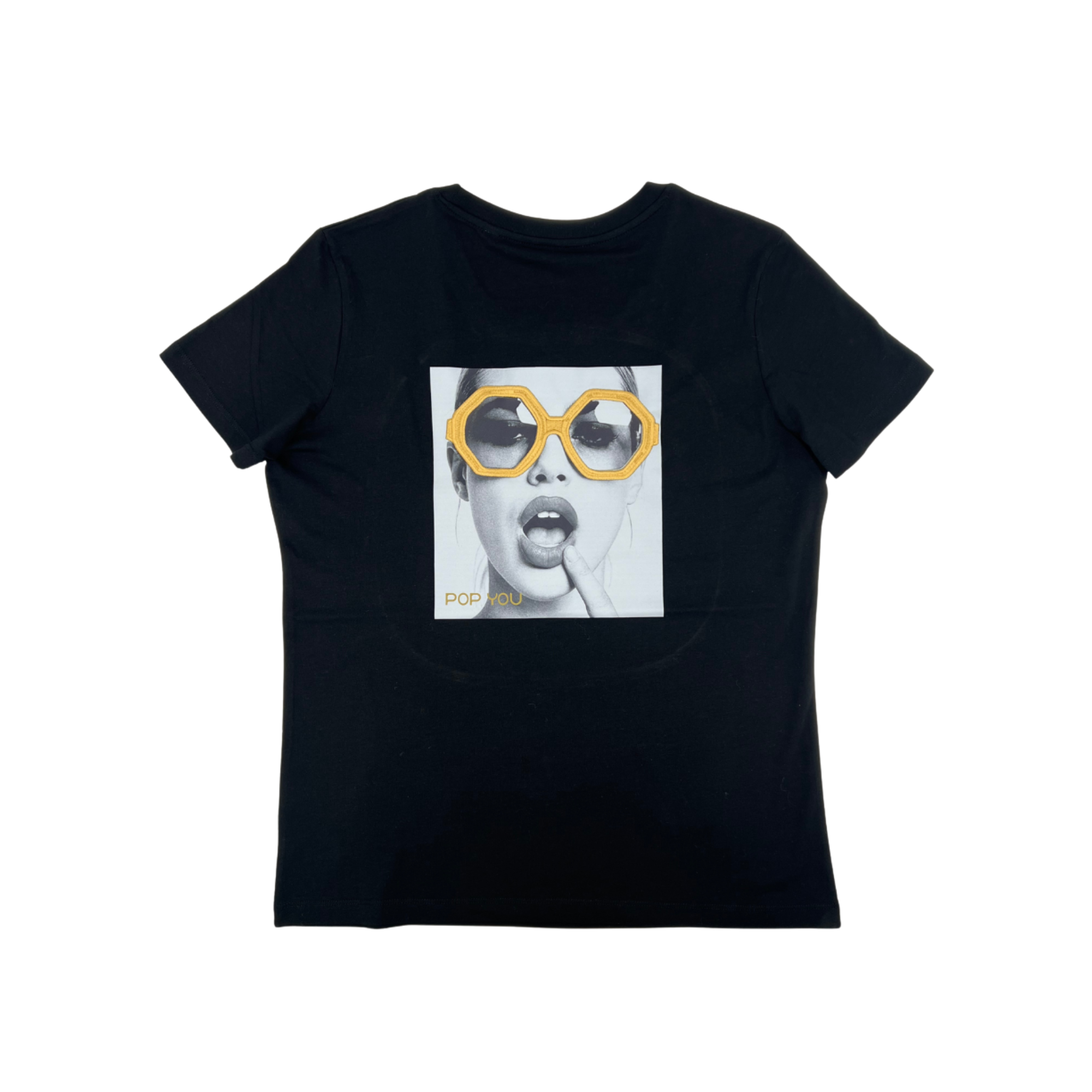 Glasses Black Gold T-Shirt (back)