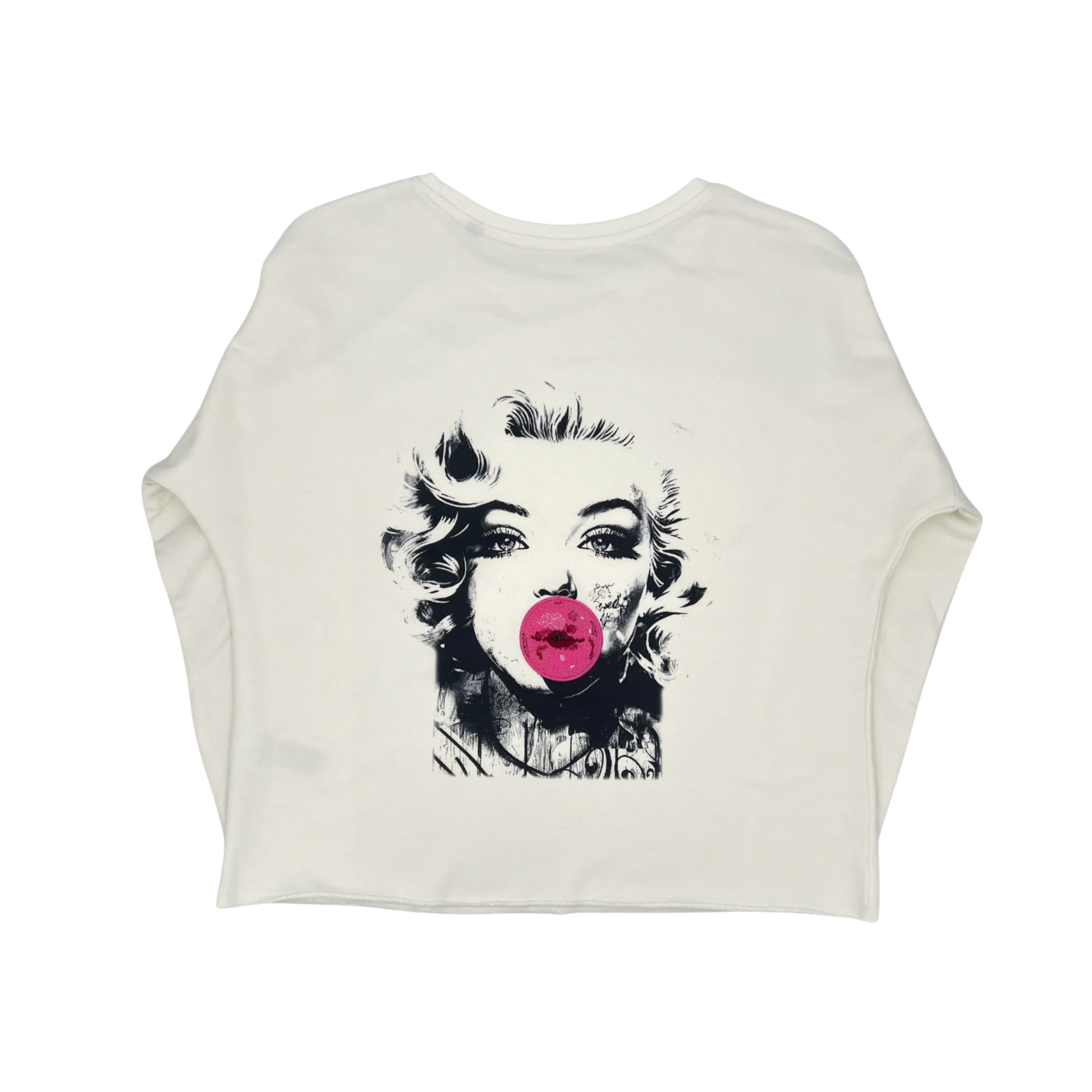Marylin White Sweatshirt (back)