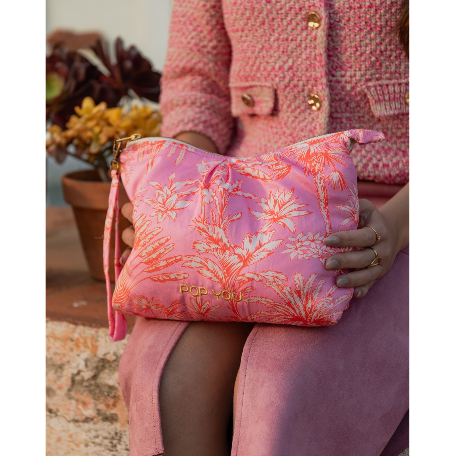 Palm Pouche Pink