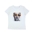 Glasses White Orange T-Shirt (front)