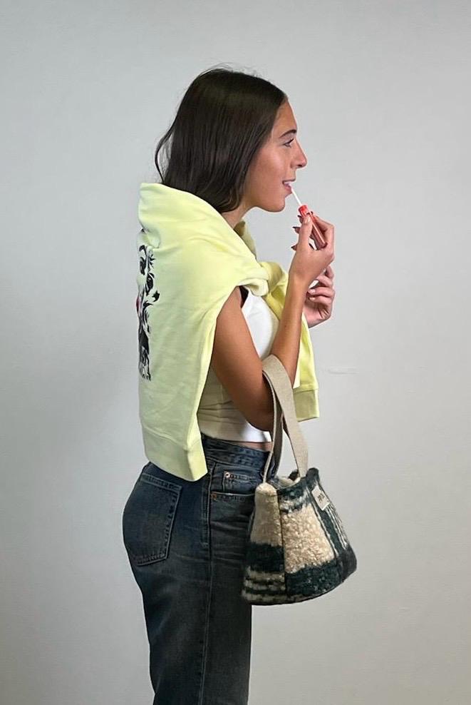 Marylin Yellow Sweatshirt (back)