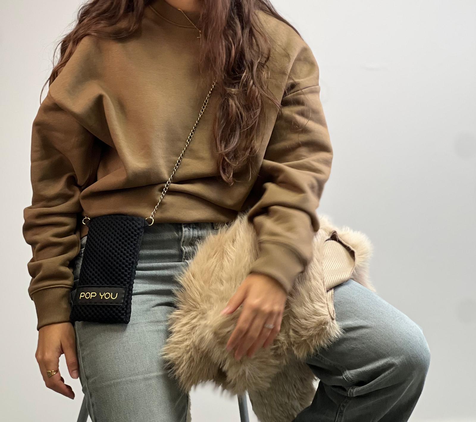 Glasses Sand Gold Sweatshirt (back)