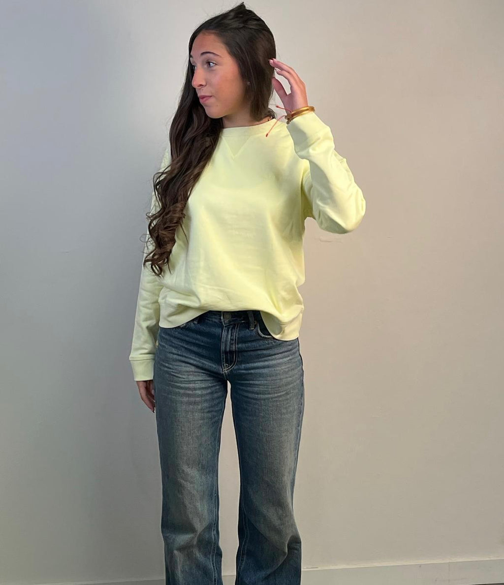 Marylin Yellow Sweatshirt (back)